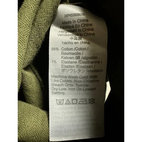 NEW Madewell Womens Size XS Kale Green Cap Sleeve Cotton Utility Jumpsuit $138 - Picture 10 of 10